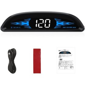 Resim Aubyhe G2 Gps + Beido Araçüstü Görüntüleyici: Hız, Saat, Yön, Mesafe Gösterimi Hız Ve Yorgunluk Alarmı Otomatik Parlaklık Ayarlama 