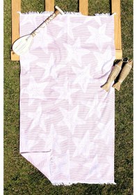 Resim %100 Pamuk Desenli 90x160 Cm Plaj Havlusu 