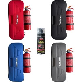 Resim Trafik-Ilk Yardım Seti Çantası Tüvtürk Uyumlu 4 Yıl Etiketli 1 kg Tüplü Tamir Kiti Hediye 