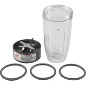 Resim Yedek Parçalar 32 Oz Fincan ve Bıçak ve Sızdırmazlık Halka Kauçuk Contalar, Nutribullet Için Uyumlu (Yurt Dışından) 