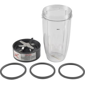 Resim Yedek Parçalar 32 Oz Fincan ve Bıçak ve Sızdırmazlık Halka Kauçuk Contalar, Nutribullet Için Uyumlu (Yurt Dışından) 