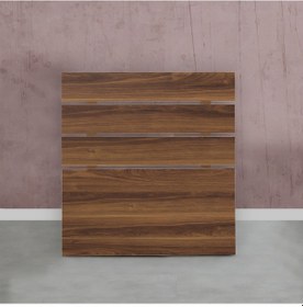 Resim Pasifichome Huga Tek Kişilik Yatak Başlık Ceviz 120Lk / 120Lk Baza Başlık 