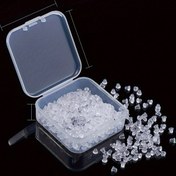 Resim 100 adet Silikon Kurşun Küpe Arka - Hipoalerjenik Şeffaf Kulak Küpe Durdurucuları ile Depolama Kutusu DIY Takı Yapımı için, Güvenli saç tokası için Küpeler, Halloween ve Noel El Sanatları Malzemeleri için İdeal 