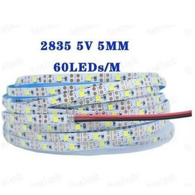Resim 5v Günışığı Şerit Led 3200k, 8mm, 60 Led/metre, İç Mekan, 5 Metre Paket Gün Işığı 