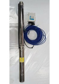 Resim Impo Sk 406/13 Krom Başlıklı Derin Kuyu 2 Hp Monofaze Motorlu 35 Mt Kablolu Panolu Dalgıç Pompa 