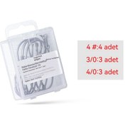 Resim Jian Fan Balık Kancası Luya Balıkçılık Kayıtlı Karışık Sayı 10 Adet 3 Çeşit Sayı 