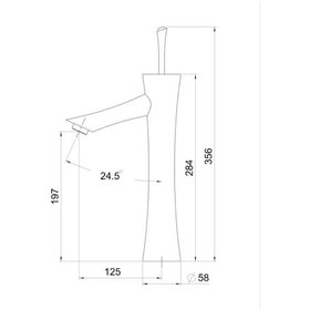 Resim Fontana F-621 Lavabo Bataryası Krom 
