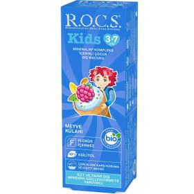 Resim Rocs Kids Diş Macunu Meyve Külahlı 3-7 Yaş 35ml 