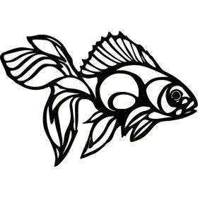 Resim Akvaryum Balığı 60X42 cm 