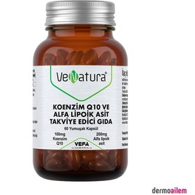 Resim Venatura Koenzim Q10 ve Alfa Lipoik Asit 60 Kapsül 