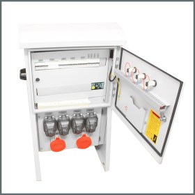 Resim Novsen (Harici Tip) IP66 Kombinasyon Panosu 2ad. 5x32A, 4ad. Schuko Priz 16A 