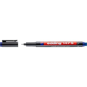 Resim Edding 147 S Asetat Kalemi Silgili Permanent 0,3mm - Mavi 