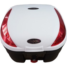 Resim Motor Çantası Maxem Sl-35 35 Litre Sırtlıklı Beyaz 