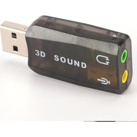 Resim Alfais 4504 5+1 Harici USB Ses Kartı 3.5mm Kulaklık Mikrofon Çevirici Dönüştürücü 