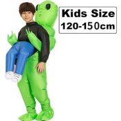 Resim Children 120 - 150 Cm Yetişkin Çocuk Uzaylı Şişme Kostüm 