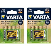 Resim Varta 2100 Mah 1.2V AA Şarjlı Pil 56616 8'li 