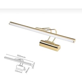 Resim Mikro Aydınlatma Banyo Duvar Ayna Tablo Aydınlatması Flüt Aplik Kuğu Aplik Ledli Aplik 6W Gün Işığı 