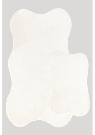 Resim Anatolia 2'li Krem 80x140 + 50x70 Cm Büyük Ebat Banyo Paspası Seti Kaymaz Tabanlı Klozet Takımı Krem 