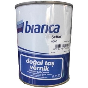 Resim Bianca Tuğla, Ahşap, Doğal Taş Verniği Şeffaf Vernik 0.75 Lt 