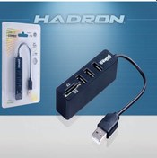 Resim Hadron Hd159 Usb Hub 3 Port+Tf&Sd Card Reader Hadron