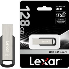 Resim Lexar M400 Metal 128 GB 150 mb/s Usb 3.2 Gen1 Metal Usb Flash Bellek 