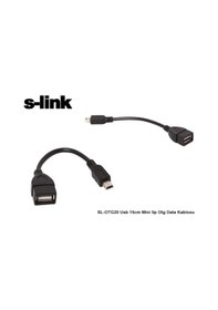 Resim S-Link Slx-Otg20 Mini Usb To Usb F Otg 10Cm Çevirici Kablo 