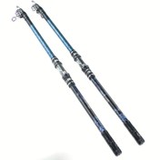 Resim 1 Adet Mavi Uzun Mesafe Atış Kamışı, Premium Karbon Fiber Olta Kamışı, Taşınabilir Teleskopik Kamış, Plaj Balıkçılığı Kamışı, Seyahat Kamışı, 3.6m/3.9m/4.2m/4.5m, Yem Ağırlığı 150-300g, Güçlü Hareket, Göl, Sahil ve Kaya Balıkçılığı İçin Uygun 