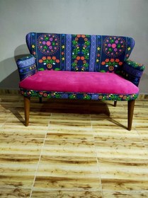 Resim Azra Mobilya Bahce - Çay Seti Koltuk Takımı- Salon- Balkon Koltugu- Kafe Ofis- Koltukoturma Grubu 2 1 1 Fuşya 