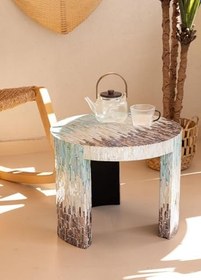 Resim [marka] Sedef Tabure Yan Sehpa 66x48 cm TLC0119 