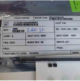 Resim 93lc56a/sn Soıc8 Entegre 15 Adet 