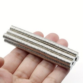 Resim 50 adet Neodim Mıknatıslar, 6mm x 1mm, Yuvarlak Disk Mıknatıslar Laboratuvar, Bilimsel, Endüstriyel Kullanım için, Metal Malzeme, Yüksek Hassasiyetli Araçlar 