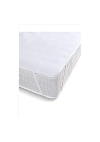 Resim Mycey Alez 90x190 Cm Sıvı Geçirmez Tek Kişilik Pamuk Kumaş Beyaz 