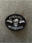 Resim icase Avenged Sevenfold Müzik grubu Yama Arma Patch (9x7-12x5-10x5 )cm 