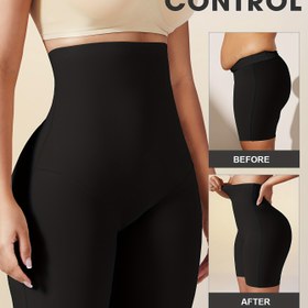 Resim Kadınlar İçin Dikişsiz Yüksek Bel Şekillendirici Karın Kontrolü ve Kalça Kaldırıcı İç Çamaşırı - Nefes Alabilen & Anında Şekil Verme Günlük Kullanım TE128 