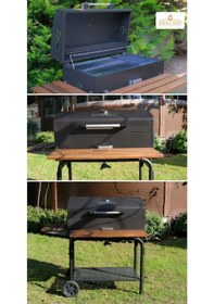 Resim Grimaldi Grıllcup Gc75 Kömürlü Barbekü Bahçe Mangal Elagan Siyah 