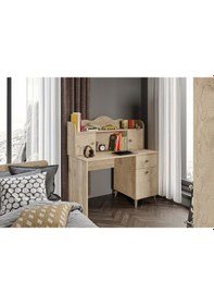 Resim Akasya Modern Genç Odası Takımı Meşe - 4 Parçalı Meşe 