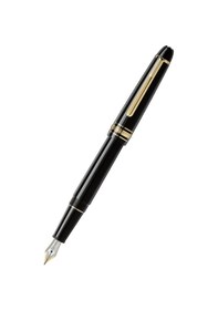 Resim Montblanc Meisterstück Altın Kaplama Classique Dolma Kalem 132463 Siyah 
