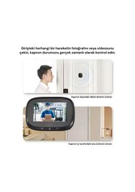 Resim Akıllı Görüntülü Kapı Zili - Siyah 