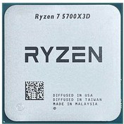 Resim AMD Ryzen 7 5700X3D 8 Core 3,00-4.10GHz 100Mb Cache 105W AM4 Soket Tray (Kutusuz) (Dahili Grafik Yok, Fan Yok) 