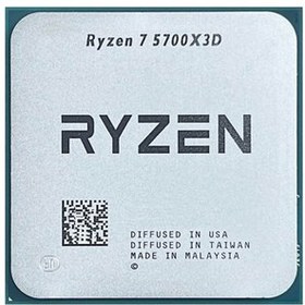 Resim AMD Ryzen 7 5700X3D 8 Core 3,00-4.10GHz 100Mb Cache 105W AM4 Soket Tray (Kutusuz) (Dahili Grafik Yok, Fan Yok) 