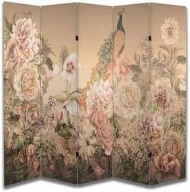 Resim Doğa Tasarımlı Özel Tasarım Paravan Room Divider 180 x 200 cm 
