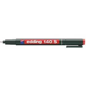 Resim Edding Asetat Kalemi Permanent S Seri 0.3 MM Kırmızı 140 S 
