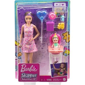Resim Barbie Bebek Bakıcısı Bebeği Ve Aksesuarları Grp40 