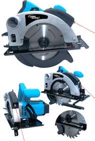 Resim Lieber German Teknoloji 1800 Watt Lazerli Bakir Sargili Metal Şanzuman Sunta Kesme Daire Testere Makinesi 185 Mm 