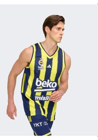 Resim Basket Erkek Çubuklu Forma 25/26 Sarı-lacıvert 