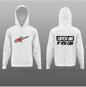 Resim Catch Me Beyaz Sweatshirt Modeli 