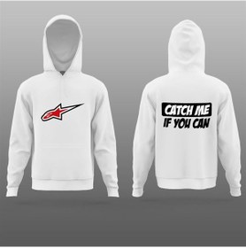 Resim Catch Me Beyaz Sweatshirt Modeli 
