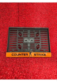 Resim Lüx Pleksi Counter Strıke Logolu Motorsiklet Plakalık 