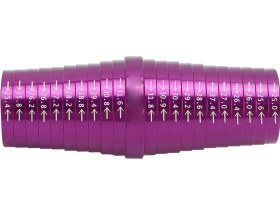 Resim Vkemall Alüminyum Bisiklet Sandalye Tüp Ölçer Aleti 25-31.8mm, Hassas Ölçüm, Kolay Kullanım, Dayanıklı Malzeme 