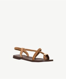 Resim Yargıcı İnce Bantlı Tek Parmak Süet Sandalet 26ykay4002x 057 Taba 